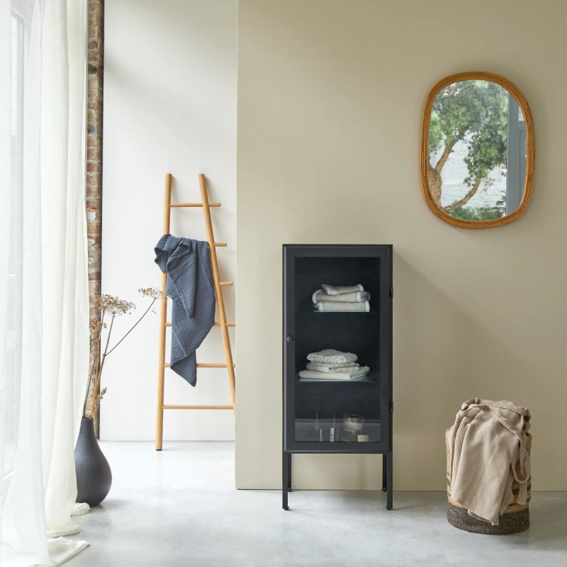 Lison - Armoire vitrée en métal