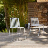 Gaby - Chaise de jardin en métal white