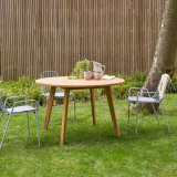 Mila - Table de jardin en teck massif 6 pers.