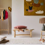 Kilim - Banc déco enfant en teck massif