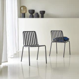 Gaby - Chaise en métal black