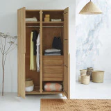 Greta - Armoire en teck massif