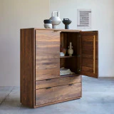 Senson - Armoire en noyer massif