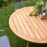 Mila - Table de jardin en teck massif 6 pers.