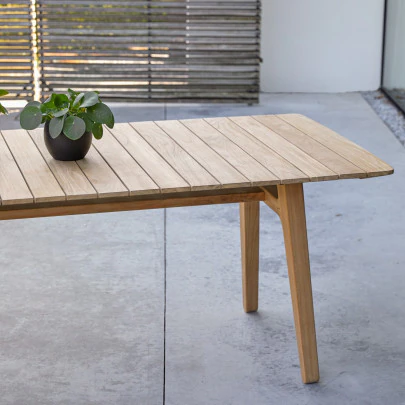 Antioni - Table de jardin en teck massif 8/10 pers.