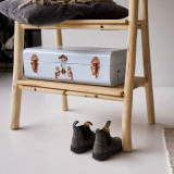 Kilim - Portant enfant en teck massif