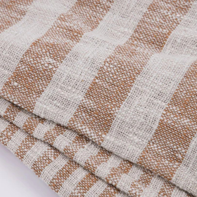 Fold - Plaid en coton, naturel