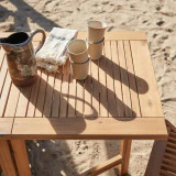 Capri - Table de jardin pliable en acacia massif 2/4 pers.