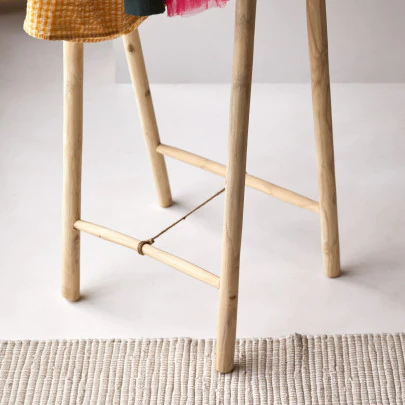 Kilim - Portant simple enfant en teck massif