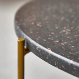 Anatole - Table basse en terrazzo et métal grey