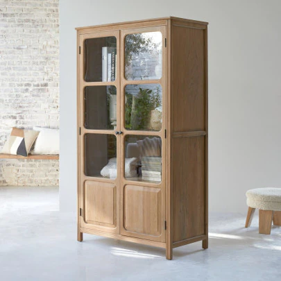 Marthe - Armoire de rangement en chêne massif