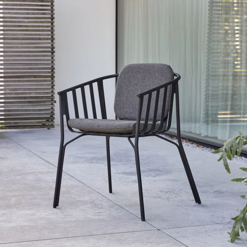 Grazi - Fauteuil de jardin en aluminium et tissu