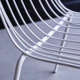 Arty - Chaise en métal white