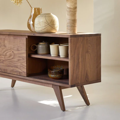 Esmée - Buffet en noyer massif 130 cm