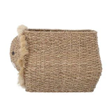 Lion - Panier en fibres végétales