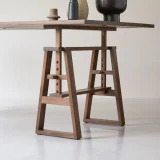 Trestle - Table en teck massif 6-8 pers.