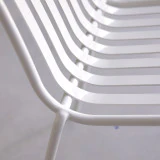 Gaby - Chaise en métal white