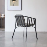 Grazi - Fauteuil en aluminium et tissu