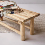 Kilim - Banc déco enfant en teck massif