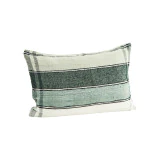 Soan - Housse de coussin en soie recyclée 60x40 cm, sauge