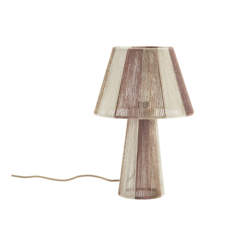 Nahel - Lampe de table en jute