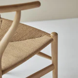 Blaise - Chaise en teck massif et cordage