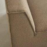 Dario - Chauffeuse modulable en tissu camel