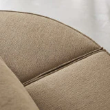 Dario - Fauteuil lounge modulable en tissu camel