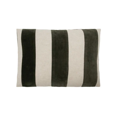 Sono - Housse de coussin en coton 60x40 cm, vert