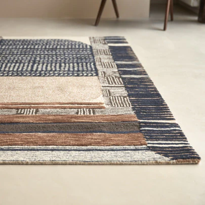 Manech - Tapis en coton 200x300 cm