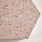 Zoé - Bout de canapé en terrazzo premium pink