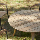 Katrine - Table de jardin en teck massif recyclé 6 pers.