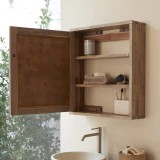 Lila - Armoire de toilette en acacia massif