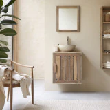 Lila - Meuble de salle de bain en acacia massif 60 cm