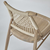 Arturo - Chaise en acacia massif et tissage